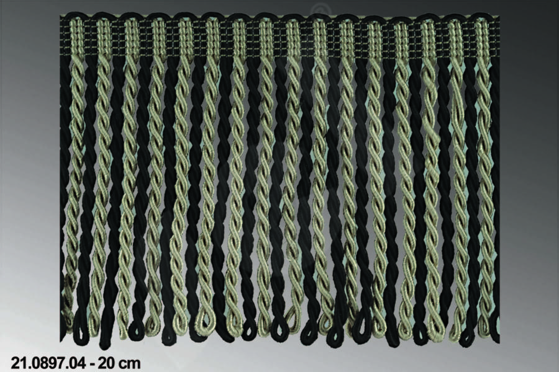 VEGA SERİSİ BULLION SAÇAK 20cm NO:04  ( SİYAH )