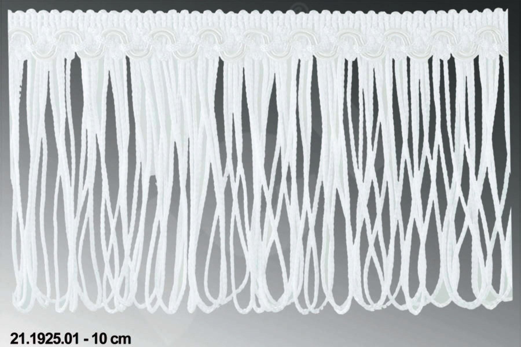 PERLA ZİNCİR SAÇAK 10cm.  NO:01  (BEYAZ)